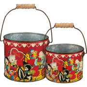 Quirks! Valentine's Day Valentine Bucket Set by Primitives by Kathy