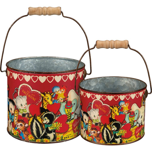 Quirks! Valentine's Day Valentine Bucket Set by Primitives by Kathy