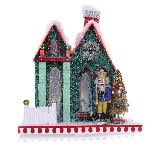 Quirks! Village Nutcracker Putz Cottage House