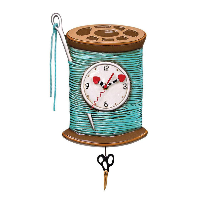 Quirks! Wall Clocks Needle & Thread Wall Clock by Allen Designs