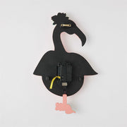 Quirks! Wall Clocks Pinky Flamingo Clock by Allen Designs