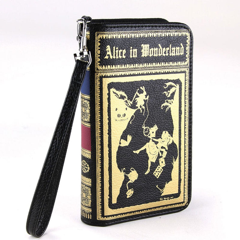Quirks! wallet Alice In Wonderland Book Wallet Wristlet