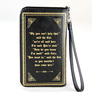 Quirks! wallet Alice In Wonderland Book Wallet Wristlet