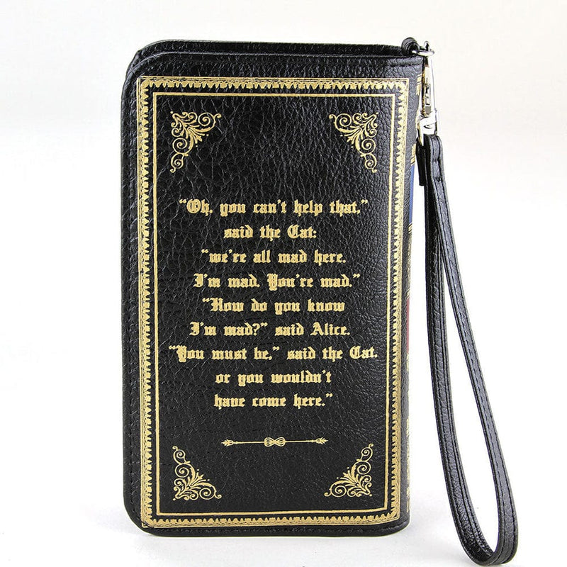 Quirks! wallet Alice In Wonderland Book Wallet Wristlet