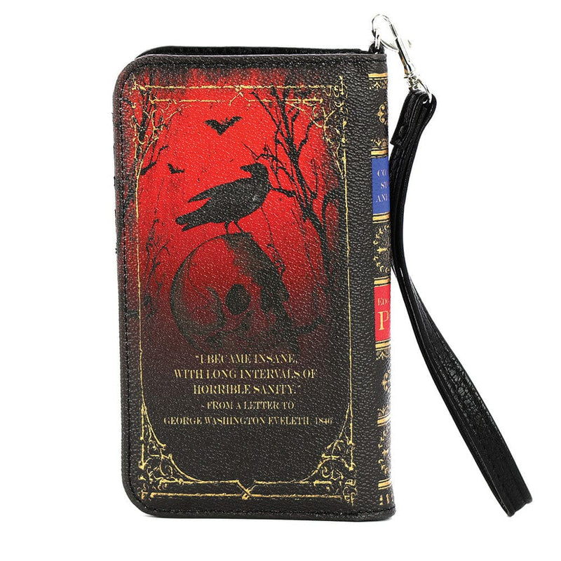 Quirks! wallet Edgar Allan Poe Book Wallet Wristlet