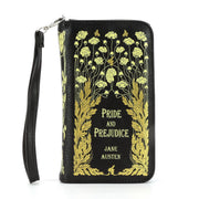 Quirks! wallet Pride and Prejudice Floral Book Wallet Wristlet