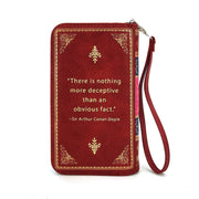Quirks! wallet Sherlock Holmes Book Wallet Wristlet