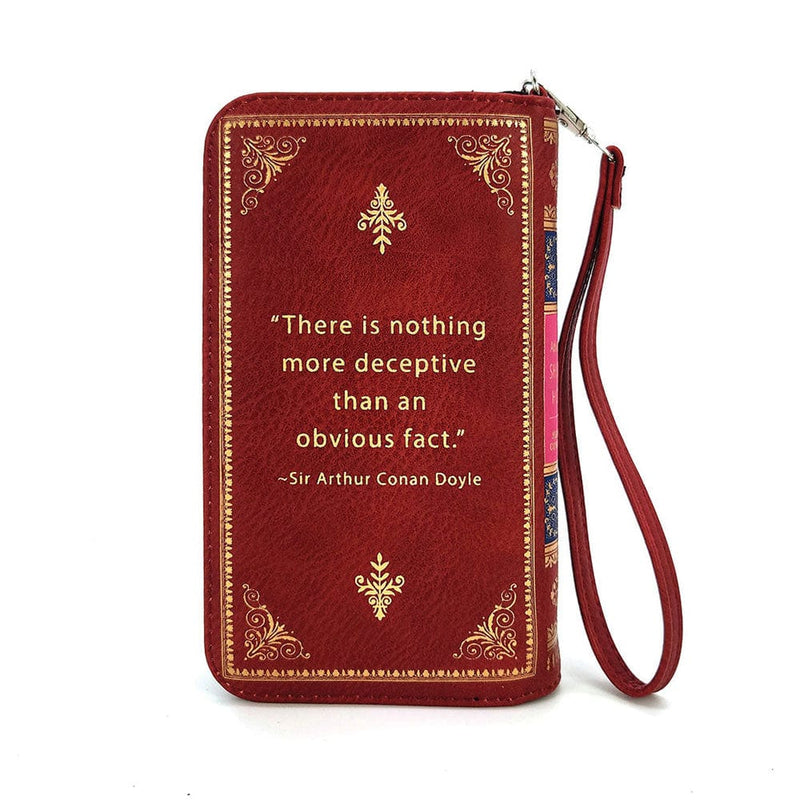 Quirks! wallet Sherlock Holmes Book Wallet Wristlet