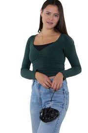 Quirks! wallet Smiling Skull Zippered Wristlet