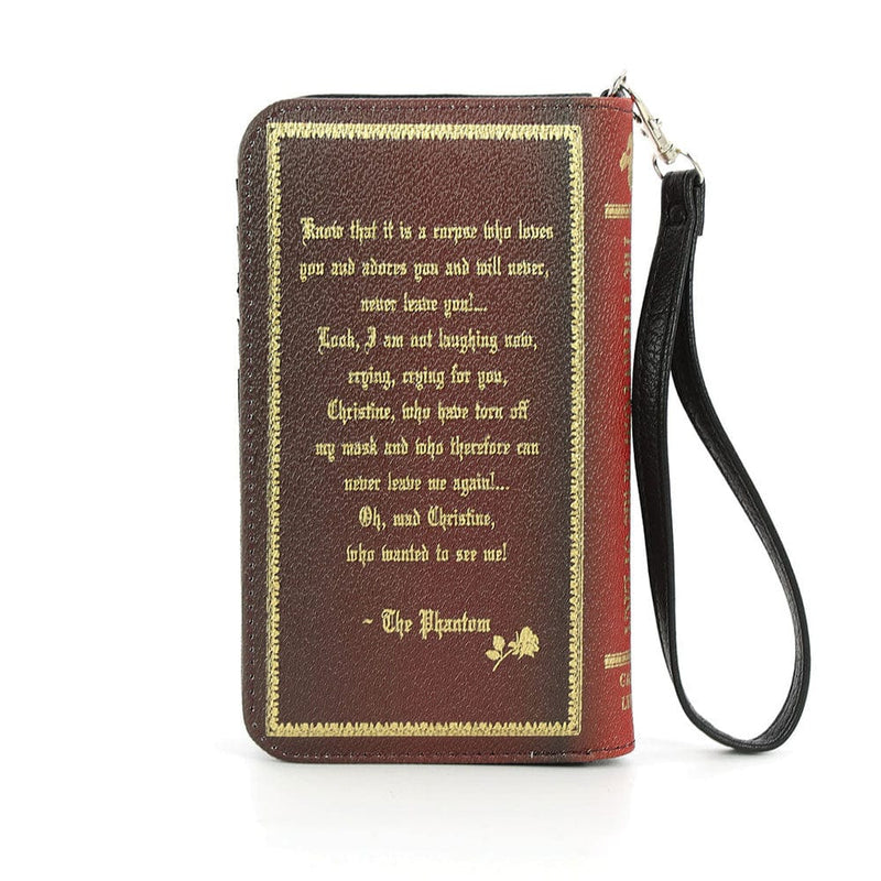 Quirks! wallet The Phantom Of The Opera Book Wallet Wristlet