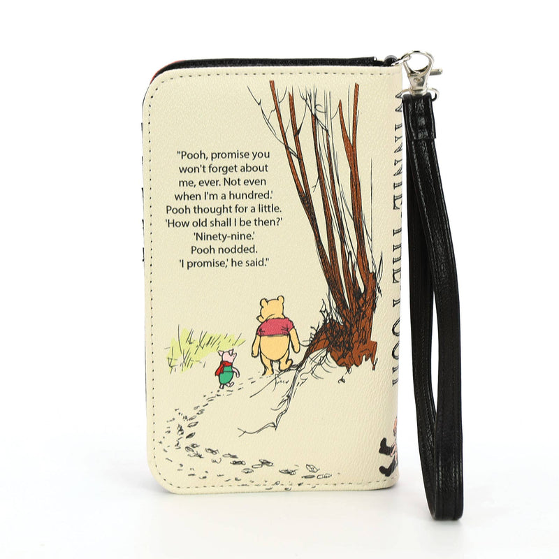 Quirks! wallet Winnie the Pooh Book Wallet Wristlet