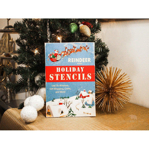 Quirks! Wood Cutout Holiday Stencils Christmas Box Art Wood Cutouts