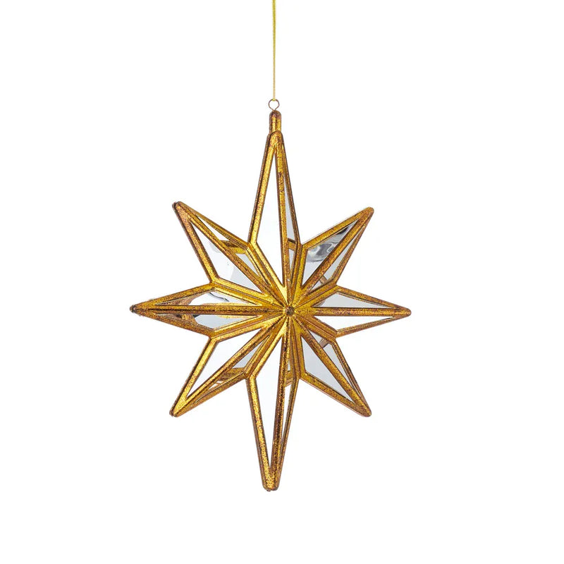 RAZ Imports Christmas Ornaments 10.5" Mirrored Star Ornament