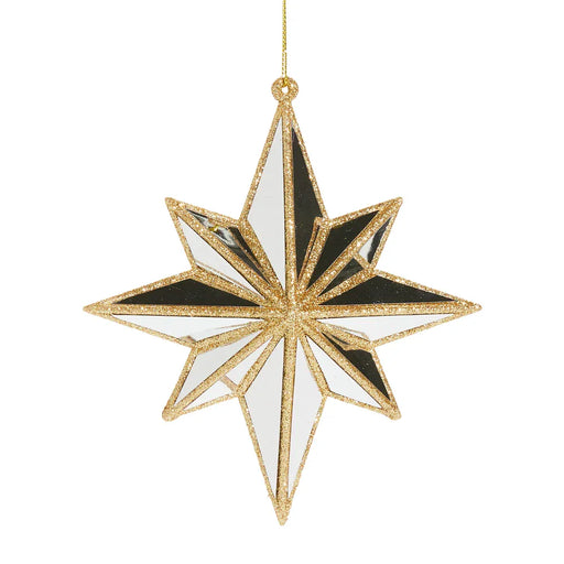 RAZ Imports Christmas Ornaments 5.75" Mirrored North Star Ornament