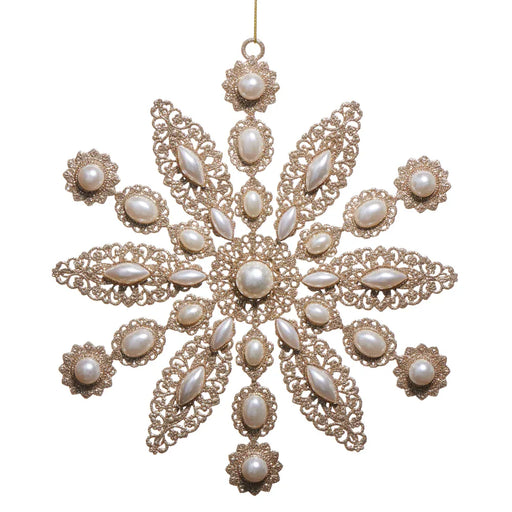RAZ Imports christmas Skip to the beginning of the images gallery 9" Glitter and Pearl Ornament