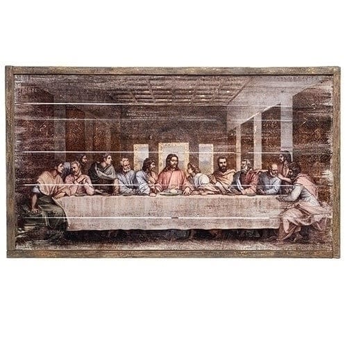 Roman 21" H The Last Supper Framed