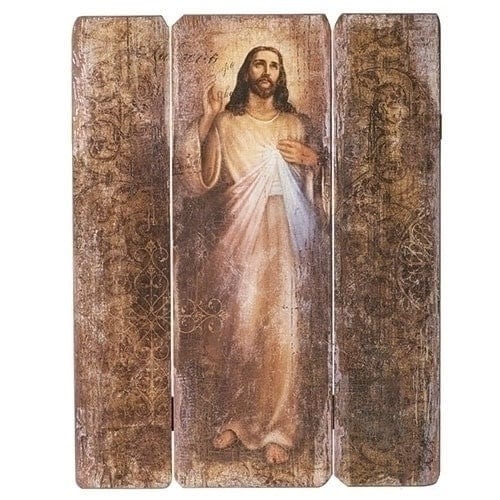 Roman 26"H Divine Mercy Plaque