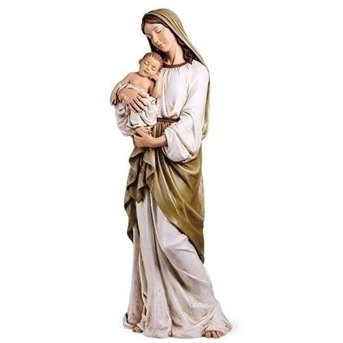 Roman 37" H Madonna & Child Figure