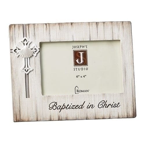 Roman 6.75"H Distressed Baptism Frame