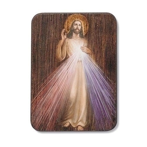 Roman 8"H Divine Mercy Wall Plaque