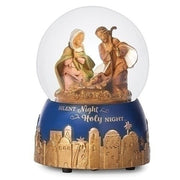 Roman Christmas 6"H Musical Holy Family Dome Bethlehem Town Base