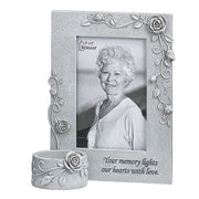 Roman Frame 8.5"H Memorial Frame 4x6