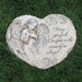 Roman Memory Blocks 11"H Memorial Angel Stepping Stone Garden