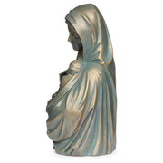 Roman Religious Items Bronze Madonna & Child Garden Statue