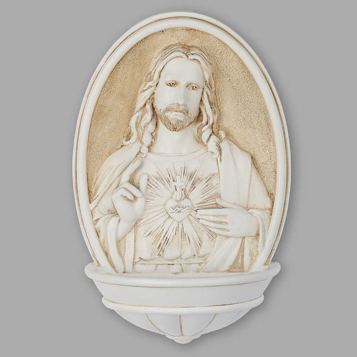 Roman Religious Items Joseph's Studio Sacred Heart Water Fountain - Renaissance Collection