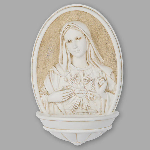 Roman Religious Items Joseph's Studio St. Joseph Immaculate Heart Holy Water Fountain - Renaissance Collection