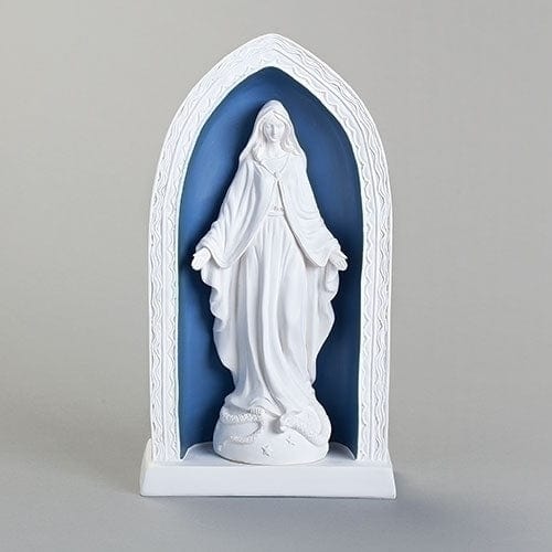 Roman Unclassified 10.25"H OUR LADY OF GRACE STATUE; DELLA ROBBIA