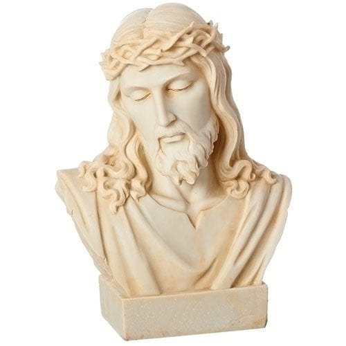 Roman Unclassified 8.25"H IVORY JESUS BUST