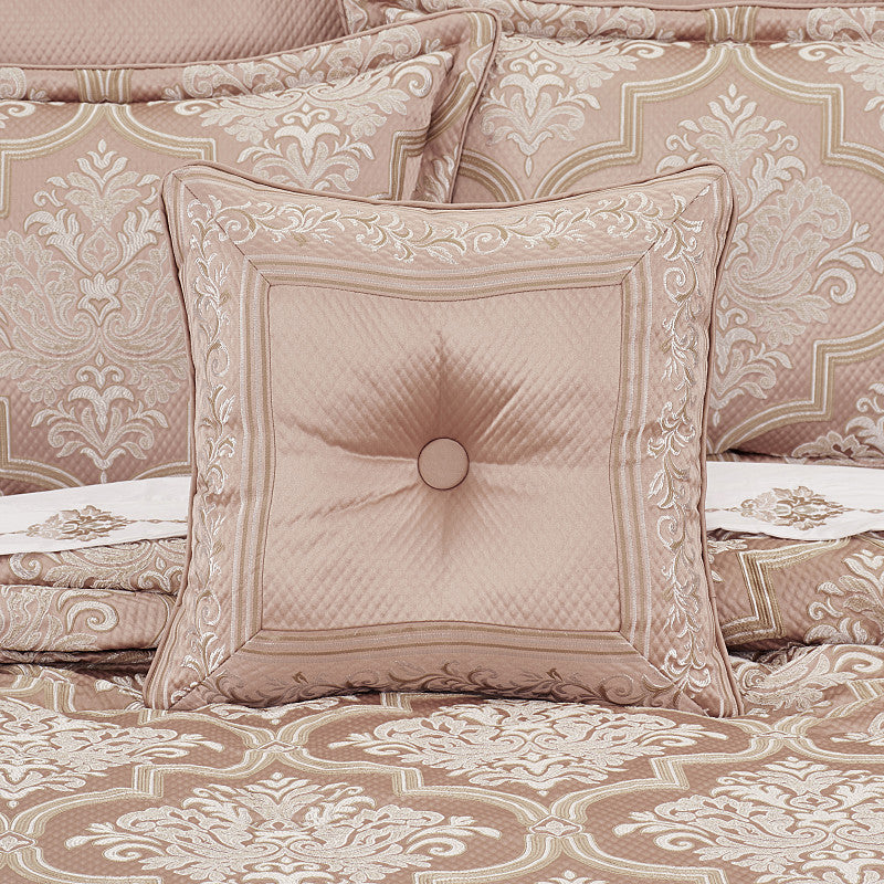 Rosewater 18" Square Decorative Throw Pillow