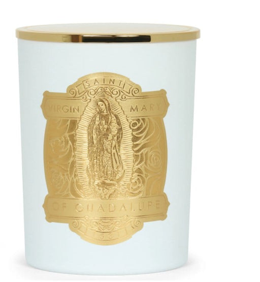 Saint by Ira DeWitt Candles 14oz. Special Edition Candle - Virgin Mary of Guadalupe White