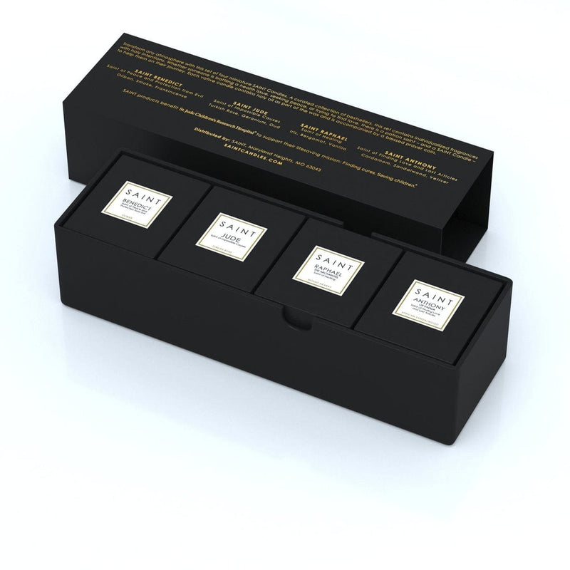 Saint by Ira DeWitt Candles Essentials Votive Set - Benedict, Jude, Rapahel, Anthony
