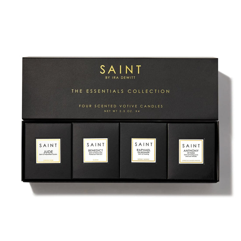 Saint by Ira DeWitt Candles Essentials Votive Set - Benedict, Jude, Rapahel, Anthony