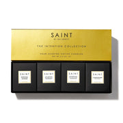 Saint by Ira DeWitt Candles Intention Collection Votive Set - Dymphna, Catajan, Raphael, Christopher