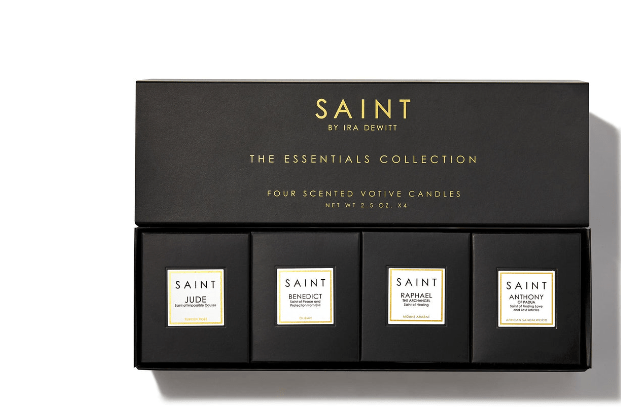 Saint by Ira DeWitt Essentials Votive Set - Benedict, Jude, Raphael, Anthony