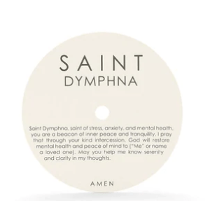 Saint by Ira DeWitt Saint Dymphna Saint of Stress, Anxiety and Mental Health