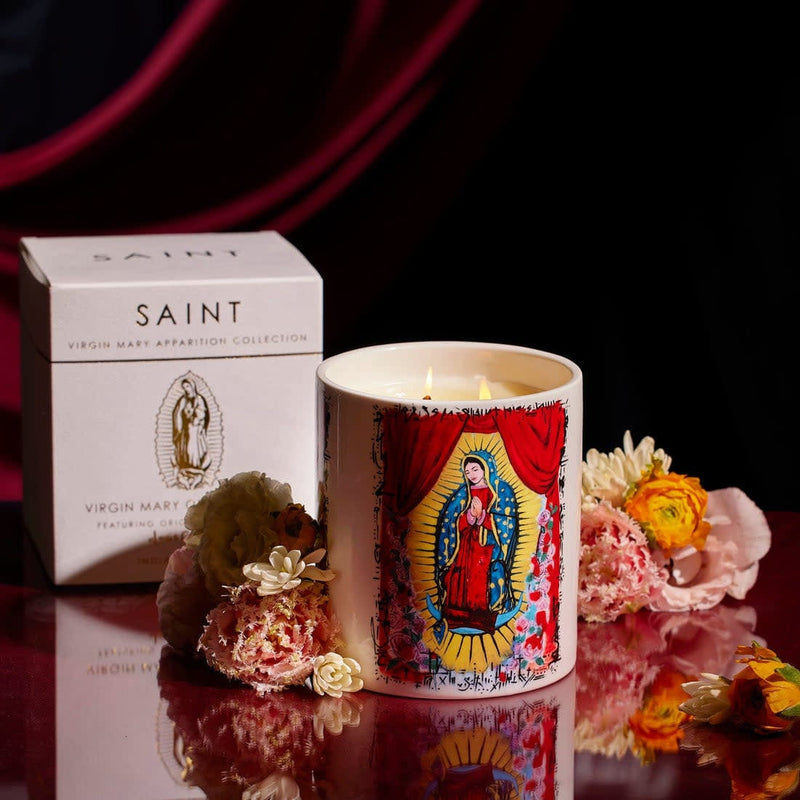 Saint by Ira DeWitt VIRGIN MARY OF GUADALUPE Collector's Edition x Louis Carreon