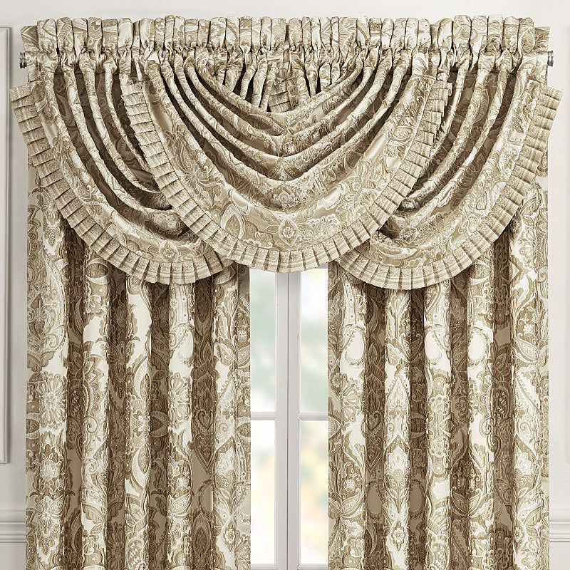 Sandstone Window Waterfall Valance