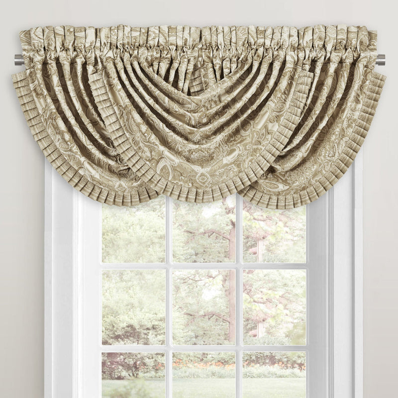 Sandstone Window Waterfall Valance