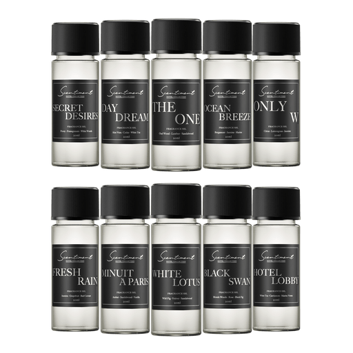 Scentiment Fragrance Oil Top 10 Hotel Collection Samples