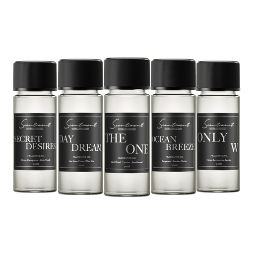 Scentiment Fragrance Oil Top 5 Hotel Collection Samples