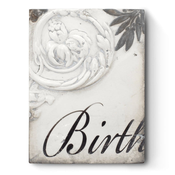 Sid Dickens Memory Blocks Birth - RETIRED Memory Block Tile