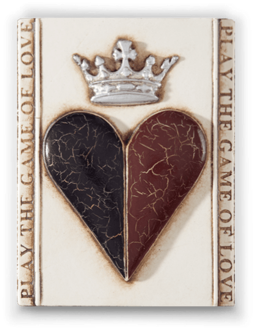 Sid Dickens Memory Blocks Heart & Crown - RETIRED Memory Block Tile