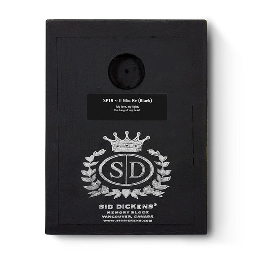 Sid Dickens Memory Blocks Il Mio Re (Black)