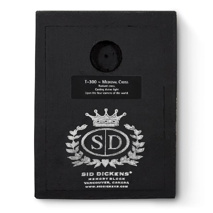 Sid Dickens Memory Blocks Medieval Cross - RETIRED Memory Block Tile