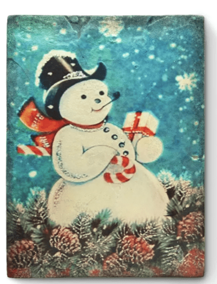 Sid Dickens Memory Blocks Snowman