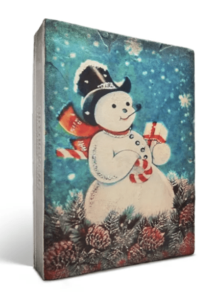 Sid Dickens Memory Blocks Snowman